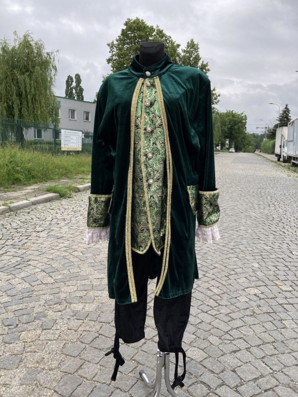 Szlachcic zielony Markiz meski kostium przebranie M 1